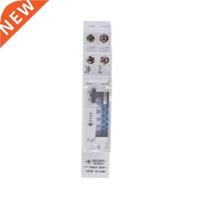 Mechanical 24 Hours Programmable Din Rail Timer Switch Relay