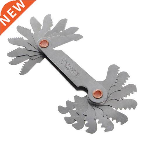 2 Pcs Stainless Steel Metric Screw Pitch 60+55 Degree Thread