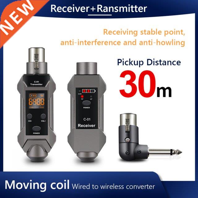 C-01 2.4GHz Wired to Wireless Converter 500-980 MHz Micropho