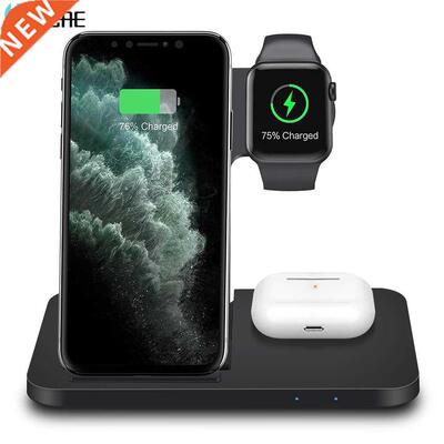 15W Qi Fast Wireless Charger Dock Station For iPhone 13 12 1
