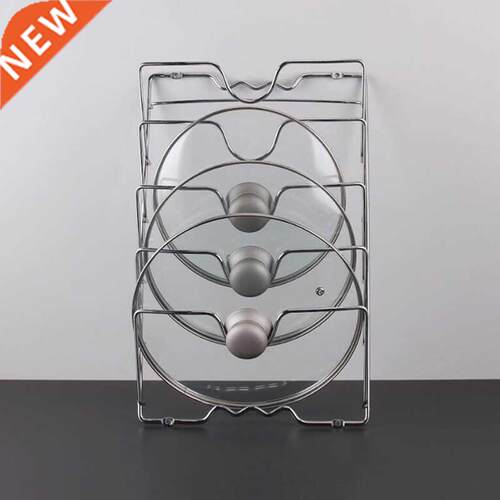 Kitchen Storage Rack Wall Mounted Pot Lid Five Layer