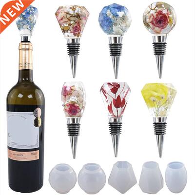 DIY Red Wine Stopper Silicone Mold Crystal Epoxy Resin