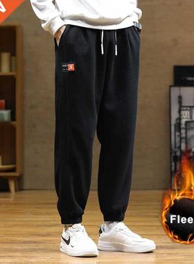 2021 New Thicken Men's Winter Warm Pants Plus Size 6