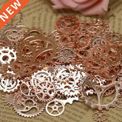 100g/pack Vintage Steampunk Wrist Watch Parts Gears Wheels