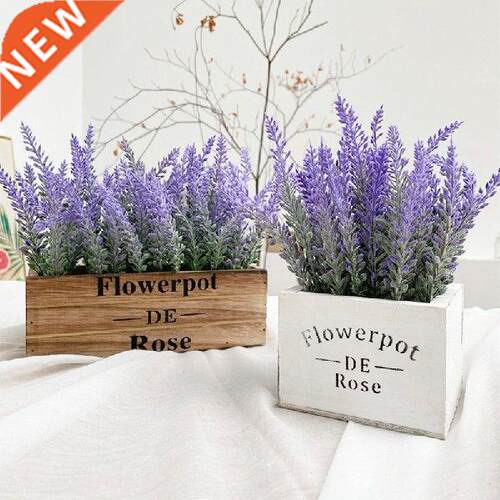 1PCS/ Handme Artificial Lavender Pot Simulation Fake