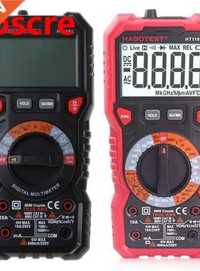 HT118 6000 Counts 1000V AC DC Digital Multimeter NCV Multime