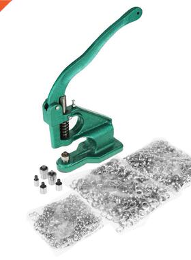 1Set Hand Press Grommet Eyelet Machine Arts Crafts Sewing Su