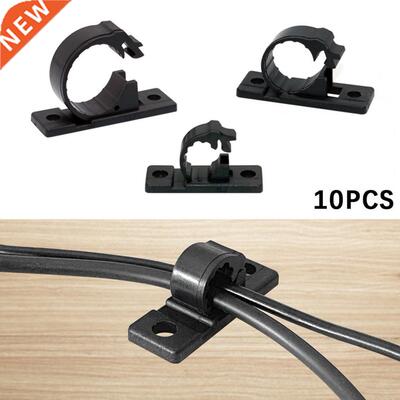 10Pcs Wire Organizer Line Cable Clip Buckle Clips Clamp Tabl