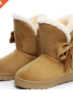 Women Snow Boots Winter Shoes Warm Casual Fur Ankle Female B