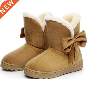 Women Snow Boots Winter Shoes Warm Casual Fur Ankle Female B