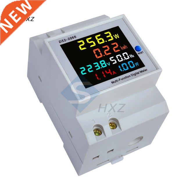 6IN1 Din Rail AC Monitor 110V 220V 80V 100A Voltage Current