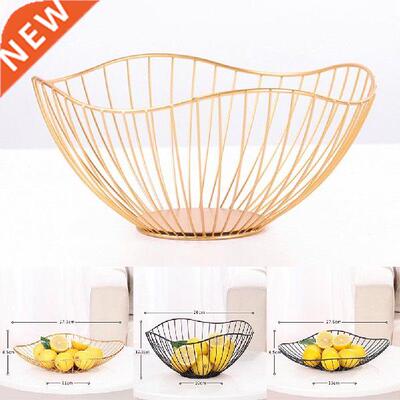 Nordic Metal Fruit Storage Display Basket Fruit Tray Bowl
