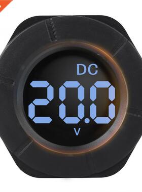 Voltage Meter Round Digital LCD Display DC0-00V Voltmeter C