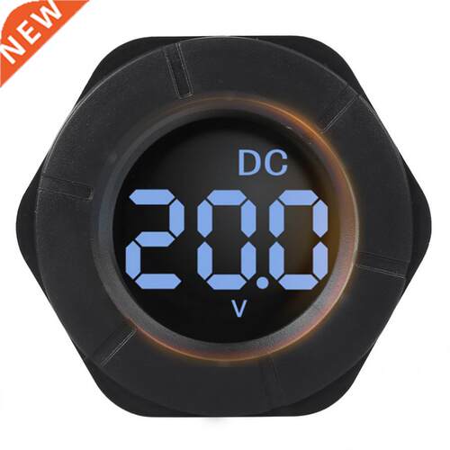 Voltage Meter Round Digital LCD Display DC0-00V Voltmeter C