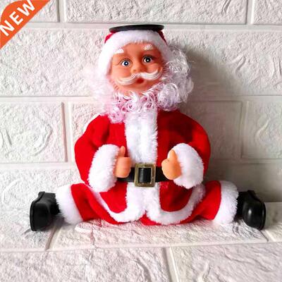Christmas Electric Inverted Dancing Santa Rotating Inverted
