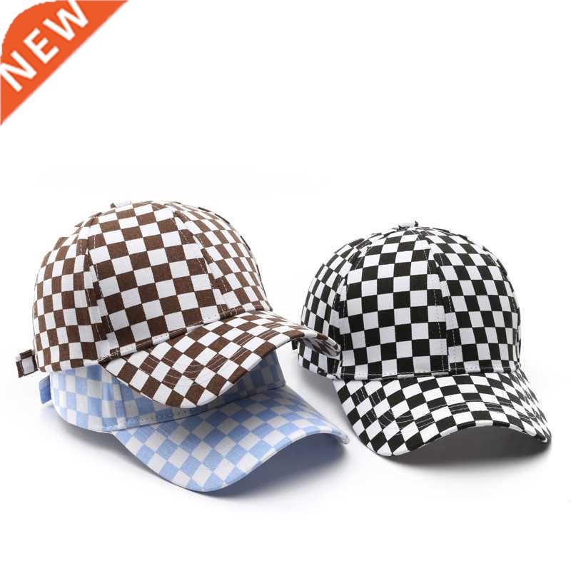 Spring Autumn Japanese Checkerboard Baseball Cap Outdoor Sp