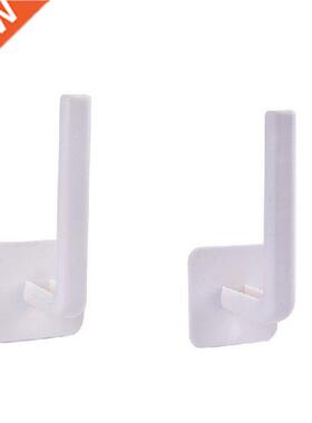 1 Pcs L-Shape Punch-Free Hook Wall Mounted Cloth Hanger for