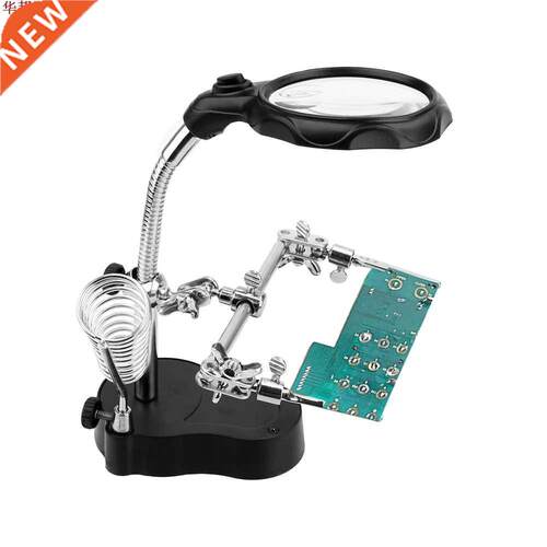 Loupe LED éclarage support de soudure outl de r&eacut