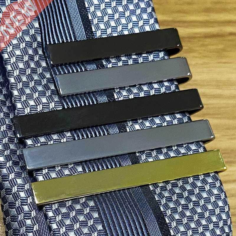 Tie Clip Fashion Style Ties for Men Metal Tone Simple Bar Cl