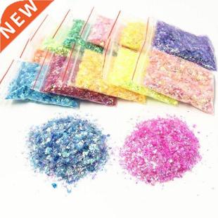 10G/ag Holographic Mixed Shell Paper Chunky Nail Glitter