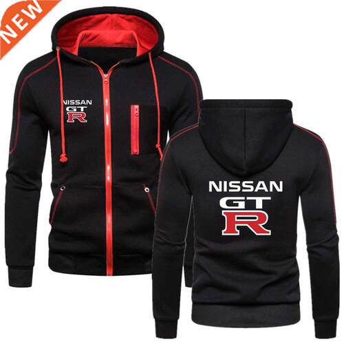 2021 New Nissan GTR Men's Winter Slim Fit Print Sweatshirts