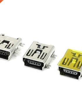 9 PCS Spare Part USB Mini 5Pin Female SMT Mount Connectors