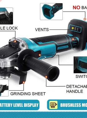 18V 125/100mm Brushless Cordless Impact Angle Grinder Variab