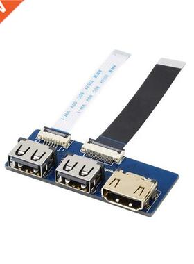 USB HDMI-Compatible Adapter for Raspberry Pi CM4 IO Base Boa