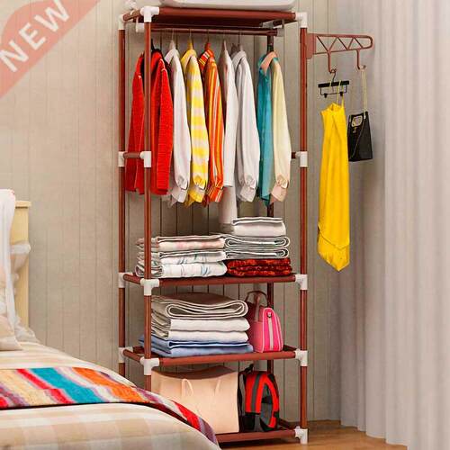 Actionclub Simple Metal Iron Coat Rack Floor Standing Cloth