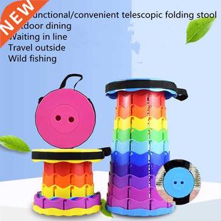 Telescopic stool Banco plegable Shrink Outdoor chair Camping