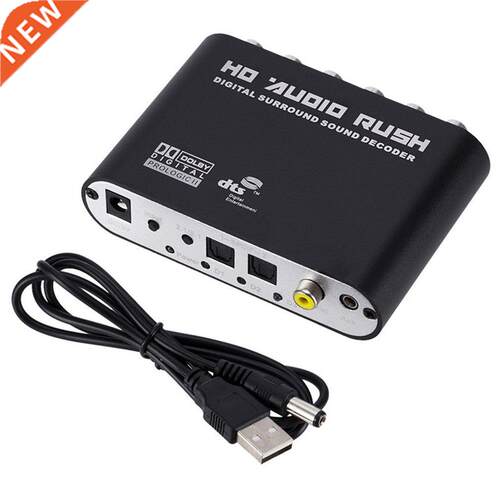 Digital 5.1 Audio Decoder Dolby Dts/Ac-3 Optical To 5.1-Chan