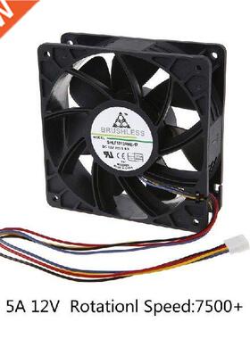 Cooling Fan 12038 12V 5A Dual Ball Bearing Brushless 4Pin