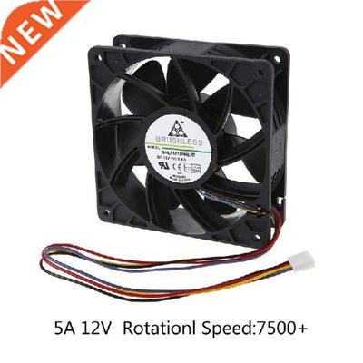 Cooling Fan 12038 12V 5A Dual Ball Bearing Brushless 4Pin