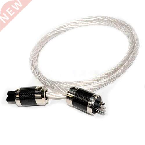 6N OCC Silver Plated US /EU version HiFi AC Power cable for