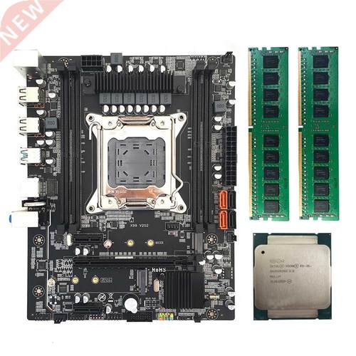 Computer Motherboards Kits X99 V2 D4 Motherboard+E5-2620 V3