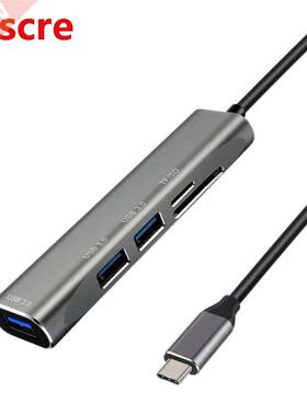 USB C HUB, 5 in 1 Type-C Docking Station .0 HUB Plus SD/TF