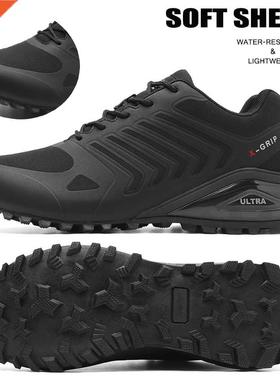 Men	s Trail Running Shoes Waterproof Low Top Camping