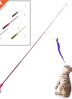 Toy Plush Stick Stretch Kitten Pet Dog Teser Fun Ply Wnd
