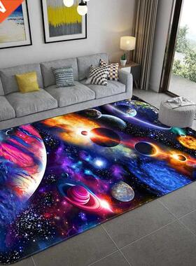 Space Universe Planet 3D Floor Mat Carpet Living Room Kitche