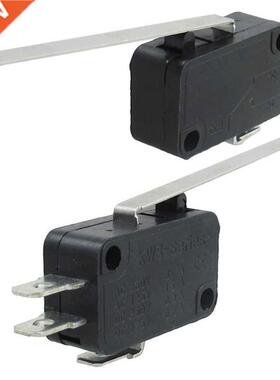 Long Straight Hinge Lever 3 Pins Basic NO NC Momentary Micro