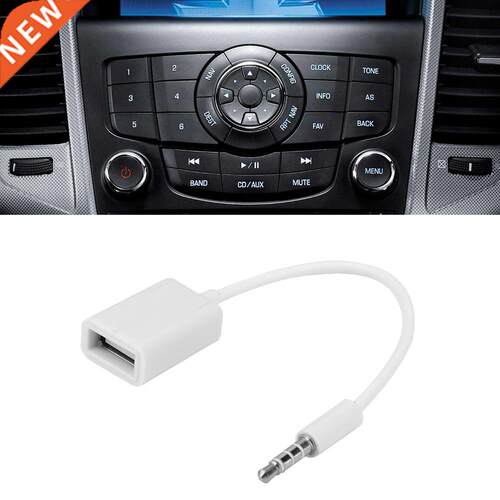 .5mm Male Audio AUX Jack to USB 2.0 Type A Female OTG Conve