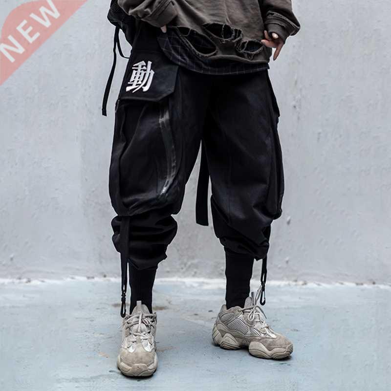 big bag overalls ribbon male function tooling women/Men&