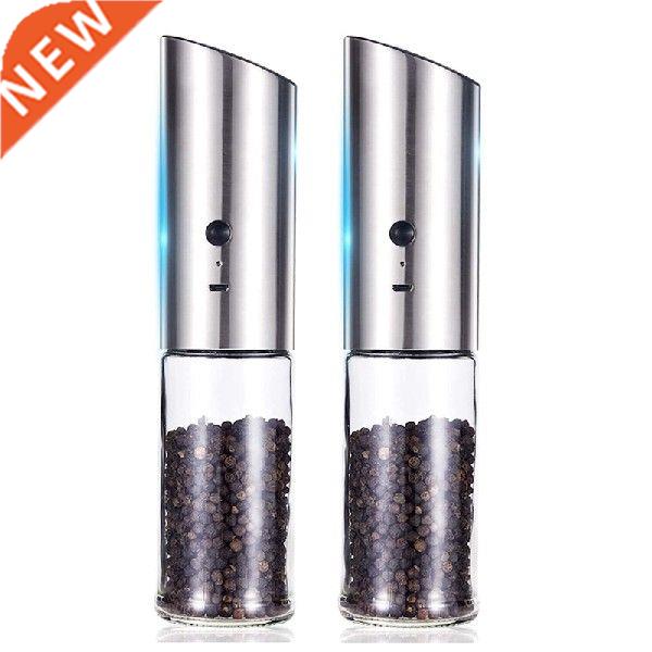 2Pack USB Rechargeable Electric Salt And Pepper Grinder
