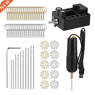KKMOON Drill Set Resin Mini Electric Drill for Jewelry  A