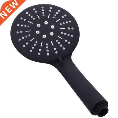 Hand-held Shower Head Water Saving Black Bathroom Rainfall S
