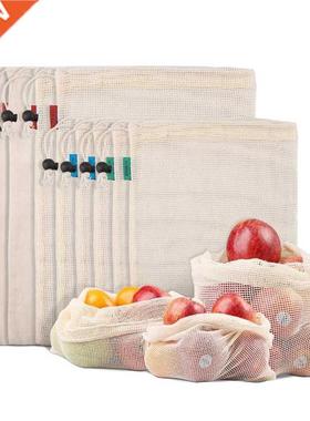 Reusable Produce Bags For Fruit,Veggies,Fridge