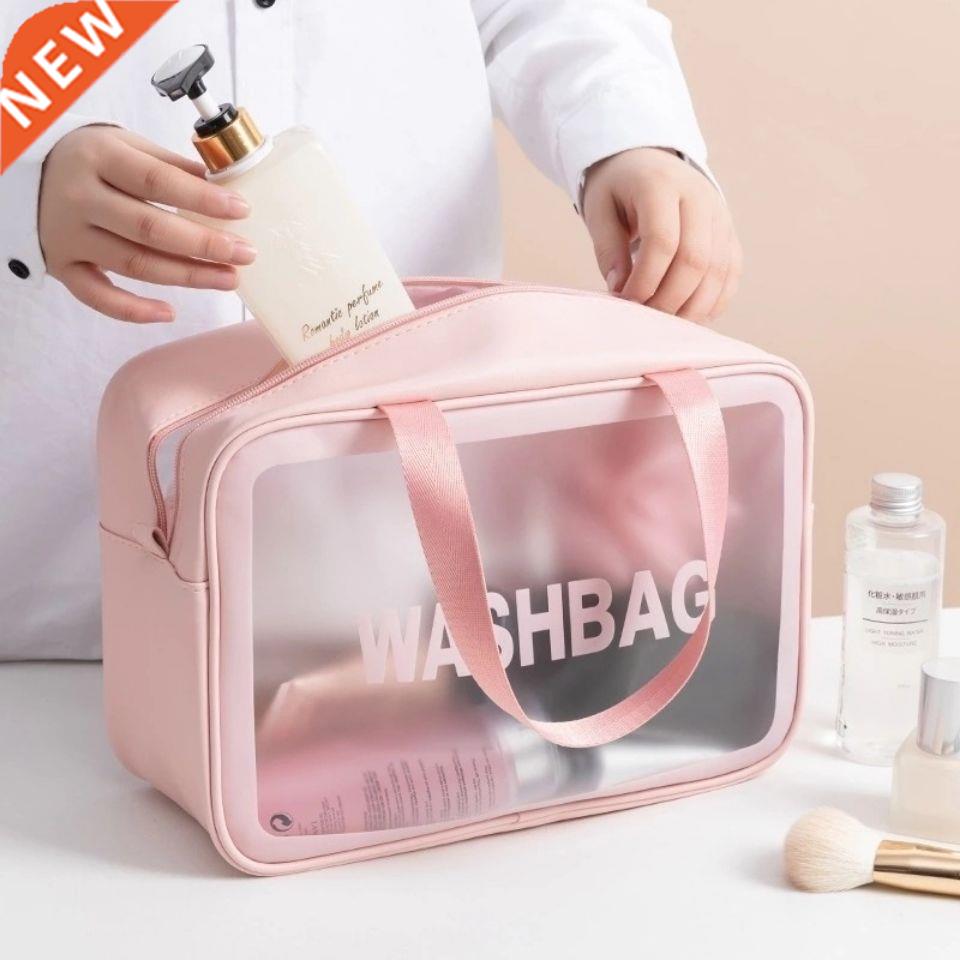 Makeup Bag INS Large-Capacity Portable Travel Wash Bag Trans