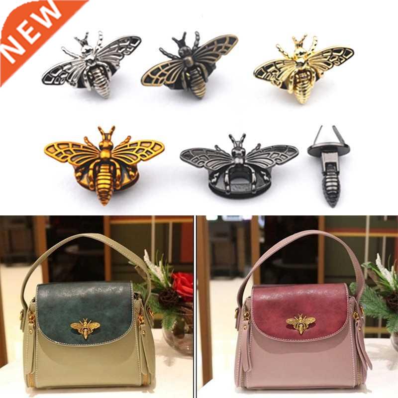 Metal Bee Shape Turn Lock Retro Fashion Bag Clasp Hardware f