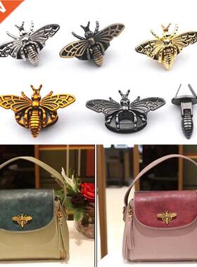 Metal Bee Shape Turn Lock Retro Fashion Bag Clasp Hardware f