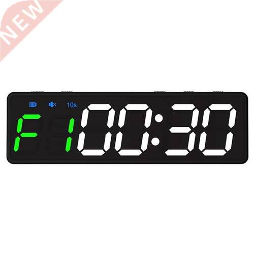 Gym Timer, Countdown/Up Stopwatch USB Rechargable,Portable f